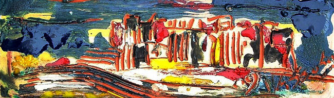 I sei poeti — Limbo — i sei poeti si incamminano e giungono ai piedi di un castello difeso da sette mura e da un corso d’acqua che essi attraversarono come se fosse terra ferma