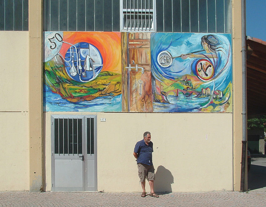 Murales — 2012 — m 6 × 2,30, Piazza Emilio Botta, Dego (SV)
