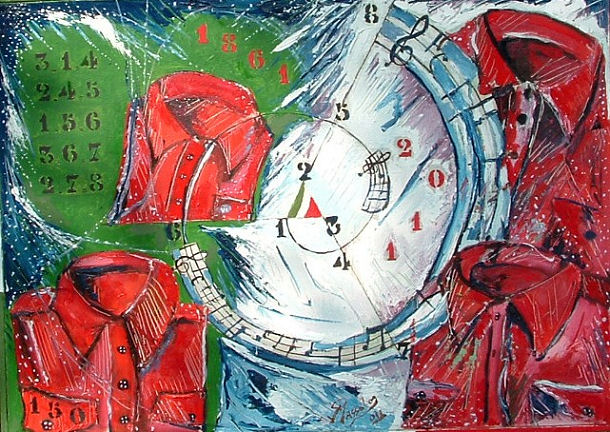 Olio su tela — Cm 50 × 70