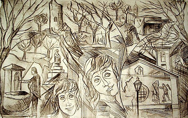 Armonie in grigio et in silenzio — Opera esposta alla mostra personale «Tecnica dell’incisione», Confraternita di Sant’Antonio, Roburent (CN), 6 – 16 agosto 2011