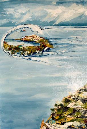 L’isola di Capraia — Con forma a ferro di cavallo