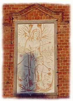 Graffito di San Sebastiano — 2000 — m 2 × 1,50