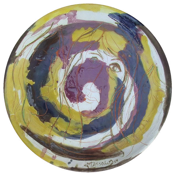 Le lacrime della Fornero — 2011 — piatto in ceramica smaltata, diametro cm 60